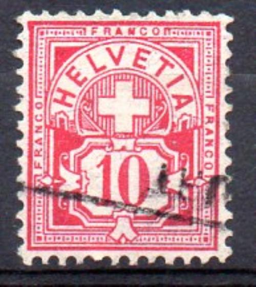 Suiza Año 1882/99 Nº 67b (o)